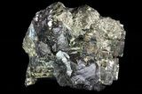 Sphalerite and Pyrite Crystal Association - Peru #72600-2